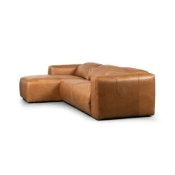 Fauna Power Recliner 3-Piece Sectional W/ Chaise - Sonoma Butterscotch - Left Chaise -France and So Furniture 238963 002 DET 1