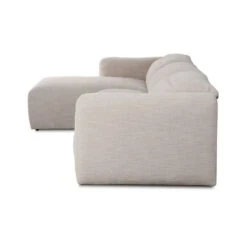 Fauna Power Recliner 3-Piece Sectional W/ Chaise - Laken Stone - Left Chaise -France and So Furniture 238963 003 SID 1