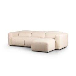 Fauna Power Recliner 3-Piece Sectional W/ Chaise - Antigo Natural - Right Chaise 8 Fauna Power Recliner 3-Piece Sectional W/ Chaise - Antigo Natural - Right Chaise -France and So Furniture 238969 001 PRM 1