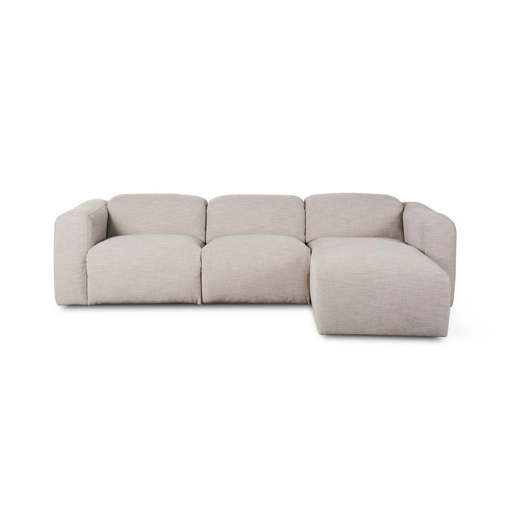 Fauna Power Recliner 3-Piece Sectional W/ Chaise - Laken Stone - Right Chaise 2 Fauna Power Recliner 3-Piece Sectional W/ Chaise - Laken Stone - Right Chaise - Image 2