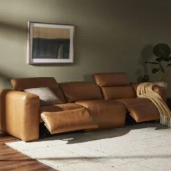 Fauna Power Recliner 3-Piece Sectional - Sonoma Butterscotch -France and So Furniture 238970 001 ESS 2