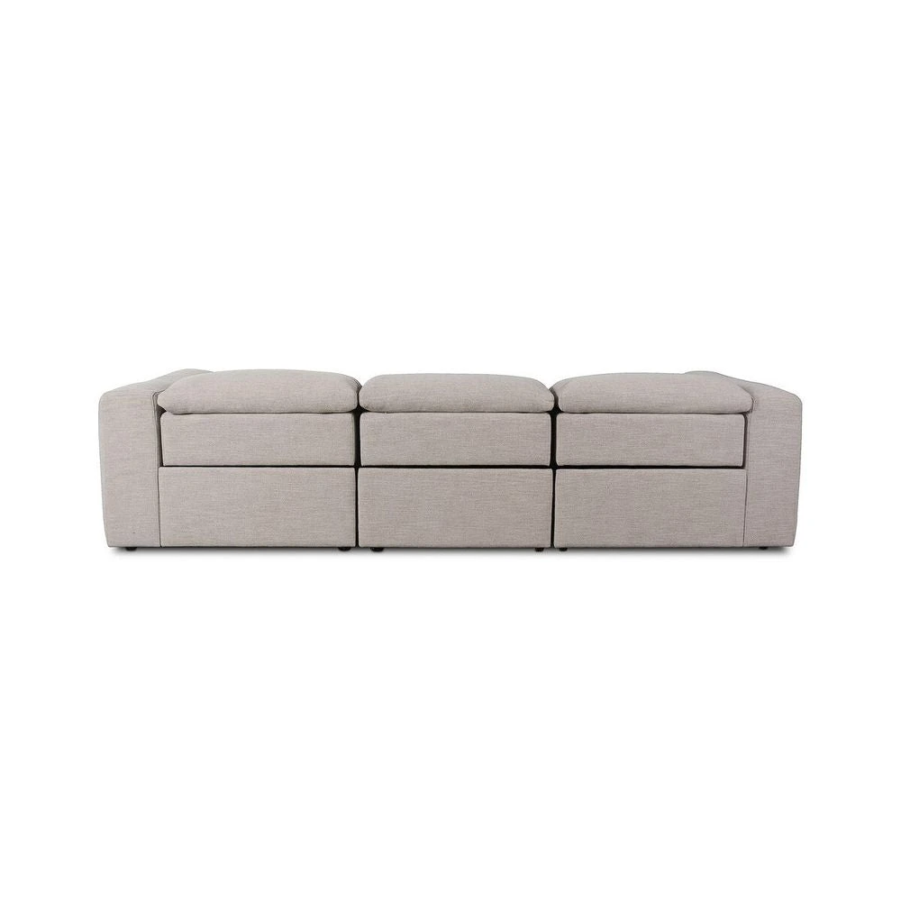 Fauna Power Recliner 3-Piece Sectional - Laken Stone 6 Fauna Power Recliner 3-Piece Sectional - Laken Stone - Image 6