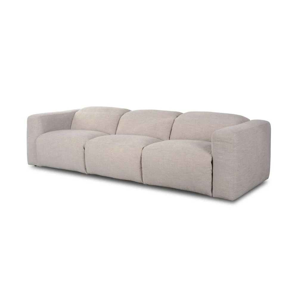 Fauna Power Recliner 3-Piece Sectional - Laken Stone 3 Fauna Power Recliner 3-Piece Sectional - Laken Stone - Image 3