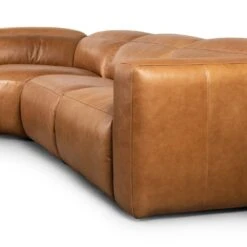 Fauna Power Recliner 5-Piece Sectional - Sonoma Butterscotch -France and So Furniture 238971 001 DET 1