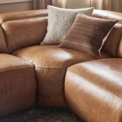 Fauna Power Recliner 5-Piece Sectional - Sonoma Butterscotch -France and So Furniture 238971 001 DET 11