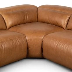 Fauna Power Recliner 5-Piece Sectional - Sonoma Butterscotch -France and So Furniture 238971 001 DET 2