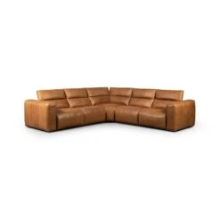 Fauna Power Recliner 5-Piece Sectional - Sonoma Butterscotch -France and So Furniture 238971 001 PRM 2