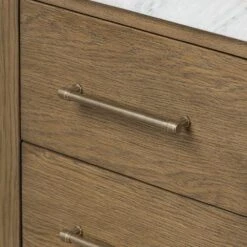 Aspen Double Vanity - Washed Natural -France and So Furniture 239251 001 DET 4