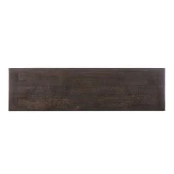 Asher Accent Bench - Ebony Rustic Wormwood Oak -France and So Furniture 239396 0021 TOP 1