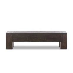 Asher Accent Bench - Ebony Rustic Wormwood Oak