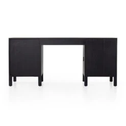 Calloway Executive Desk - Black Wash Poplar -France and So Furniture 239731 002 BCK 1