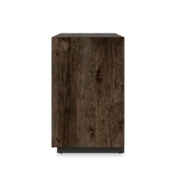 Asher 6-Drawer Dresser - Ebony Rustic Wormwood Oak - Dark Brown, Black -France and So Furniture 239844 002 SID 1