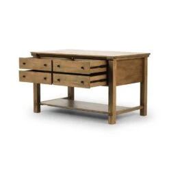 Greendale Kitchen Island - 60" - Tan Oak 21 Greendale Kitchen Island - 60" - Tan Oak -France and So Furniture 239990 001 OPN 2
