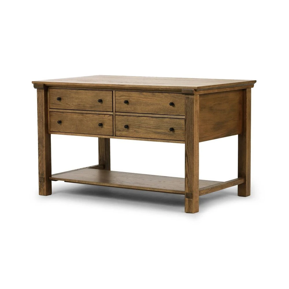 Greendale Kitchen Island - 60" - Tan Oak 3 Greendale Kitchen Island - 60" - Tan Oak - Image 3