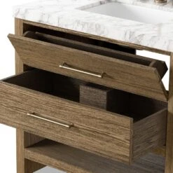 Aspen Single Vanity - Washed Natural -France and So Furniture 240163 001 DET 2