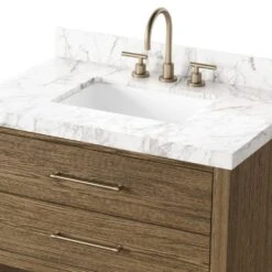 Aspen Single Vanity - Washed Natural -France and So Furniture 240163 001 DET 3