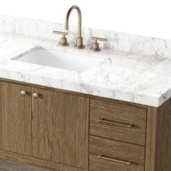 Aspen Single Wide Vanity - Washed Natural 20 Aspen Single Wide Vanity - Washed Natural -France and So Furniture 240194 001 DET 3