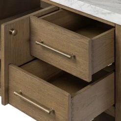 Aspen Single Wide Vanity - Washed Natural 25 Aspen Single Wide Vanity - Washed Natural -France and So Furniture 240194 001 DET 6