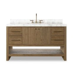 Aspen Single Wide Vanity - Washed Natural