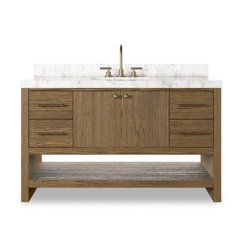 Aspen Single Wide Vanity - Washed Natural 1 Aspen Single Wide Vanity - Washed Natural