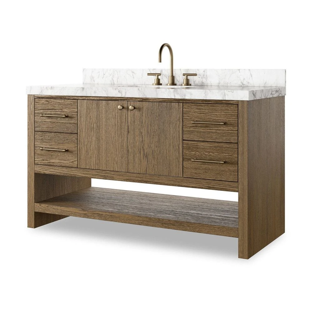 Aspen Single Wide Vanity - Washed Natural 3 Aspen Single Wide Vanity - Washed Natural - Image 3