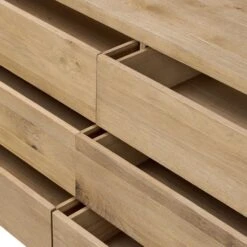 Dane 6-Drawer Dresser - Worn Oak 14 Dane 6-Drawer Dresser - Worn Oak -France and So Furniture 240593 002 DET 4