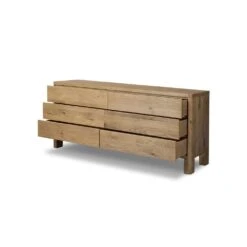 Dane 6-Drawer Dresser - Worn Oak 10 Dane 6-Drawer Dresser - Worn Oak -France and So Furniture 240593 002 OPN 1