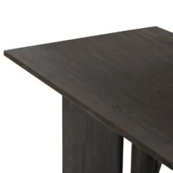 Gabine 100" Dining Table - Smoked Black -France and So Furniture 240649 001 DET 3