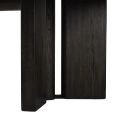 Gabine 100" Dining Table - Smoked Black -France and So Furniture 240649 001 DET 4