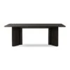 Gabine 100" Dining Table - Smoked Black