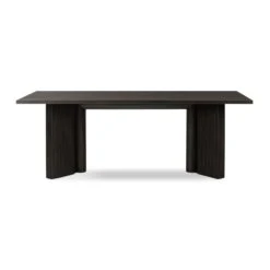 Gabine 100" Dining Table - Smoked Black