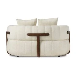 Owen Media Lounger - Altro Snow 17 Owen Media Lounger - Altro Snow -France and So Furniture 240660 001 BCK 1