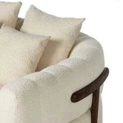 Owen Media Lounger - Altro Snow 21 Owen Media Lounger - Altro Snow -France and So Furniture 240660 001 DET 4