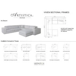 Vivien Sectional -France and So Furniture 2412 sectional 236611 imagetearsheet