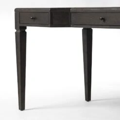 Darren Desk - Distressed Black Oak -France and So Furniture 241309 002 DET 10