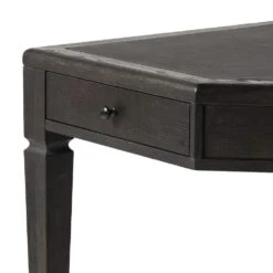 Darren Desk - Distressed Black Oak -France and So Furniture 241309 002 DET 4