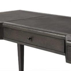 Darren Desk - Distressed Black Oak -France and So Furniture 241309 002 DET 7