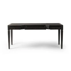 Darren Desk - Distressed Black Oak -France and So Furniture 241309 002 OPN 1