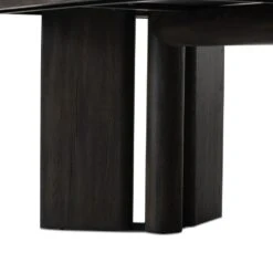 Gabine 84" Dining Table - Smoked Black -France and So Furniture 241886 001 DET 5