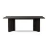 Gabine 84" Dining Table - Smoked Black