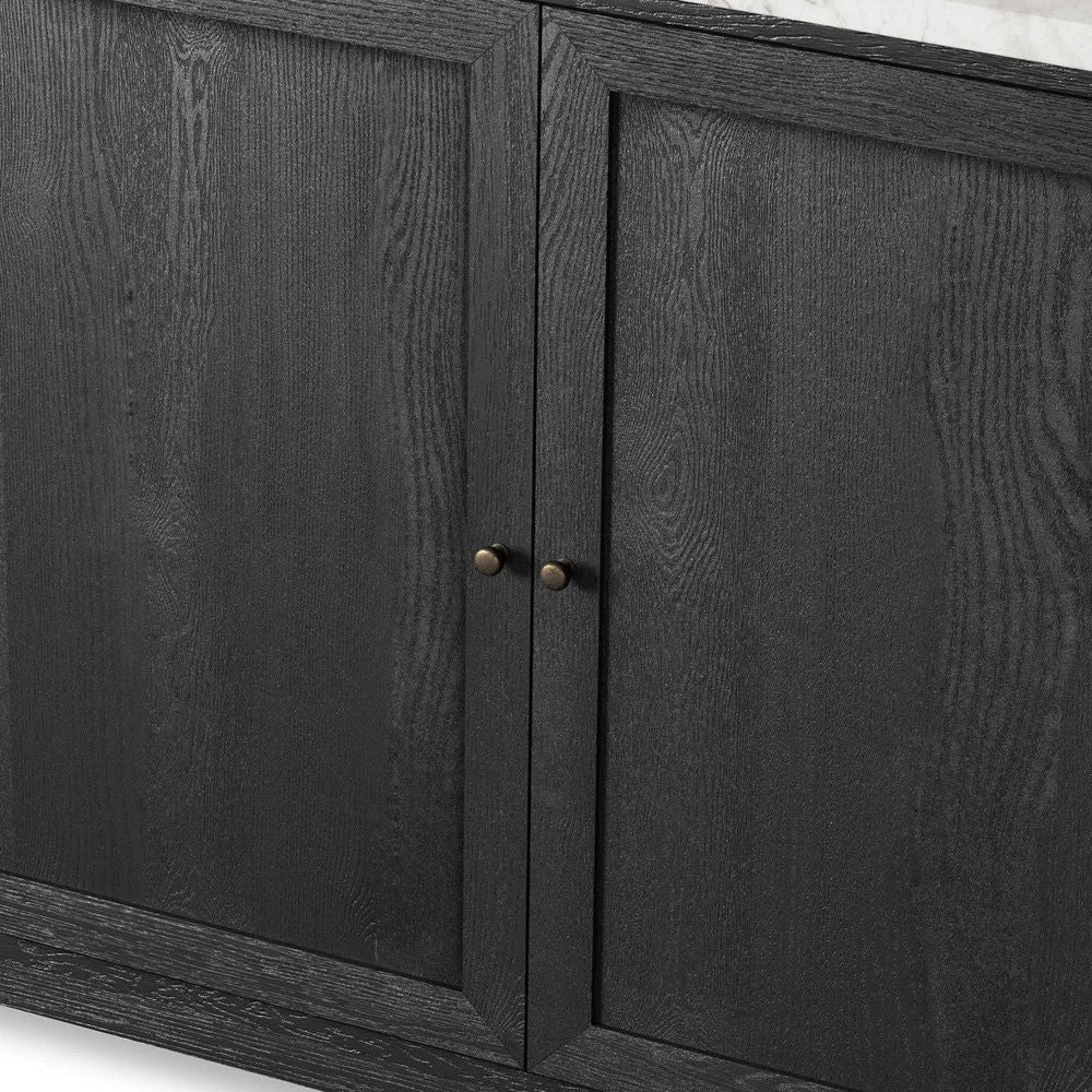 Veneto Single Wide Vanity - Satin Drifted Black 7 Veneto Single Wide Vanity - Satin Drifted Black - Image 7