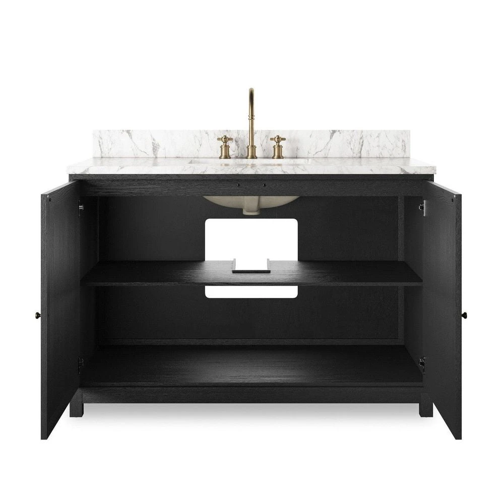 Veneto Single Wide Vanity - Satin Drifted Black 11 Veneto Single Wide Vanity - Satin Drifted Black - Image 11