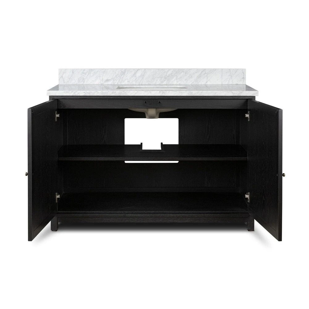 Veneto Single Wide Vanity - Satin Drifted Black 9 Veneto Single Wide Vanity - Satin Drifted Black - Image 9