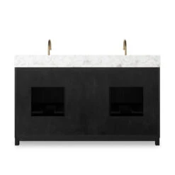 Veneto Double Vanity - Satin Drifted Black -France and So Furniture 242425 001 BCK 1 db277c1b 8684 4024 9e68 b1c71a4ff2ff