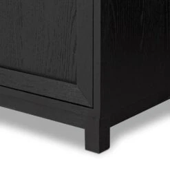 Veneto Double Vanity - Satin Drifted Black -France and So Furniture 242425 001 DET 5