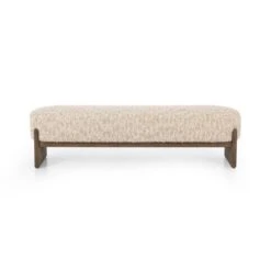 Judson Accent Bench - Solema Cream - Cream, Natural