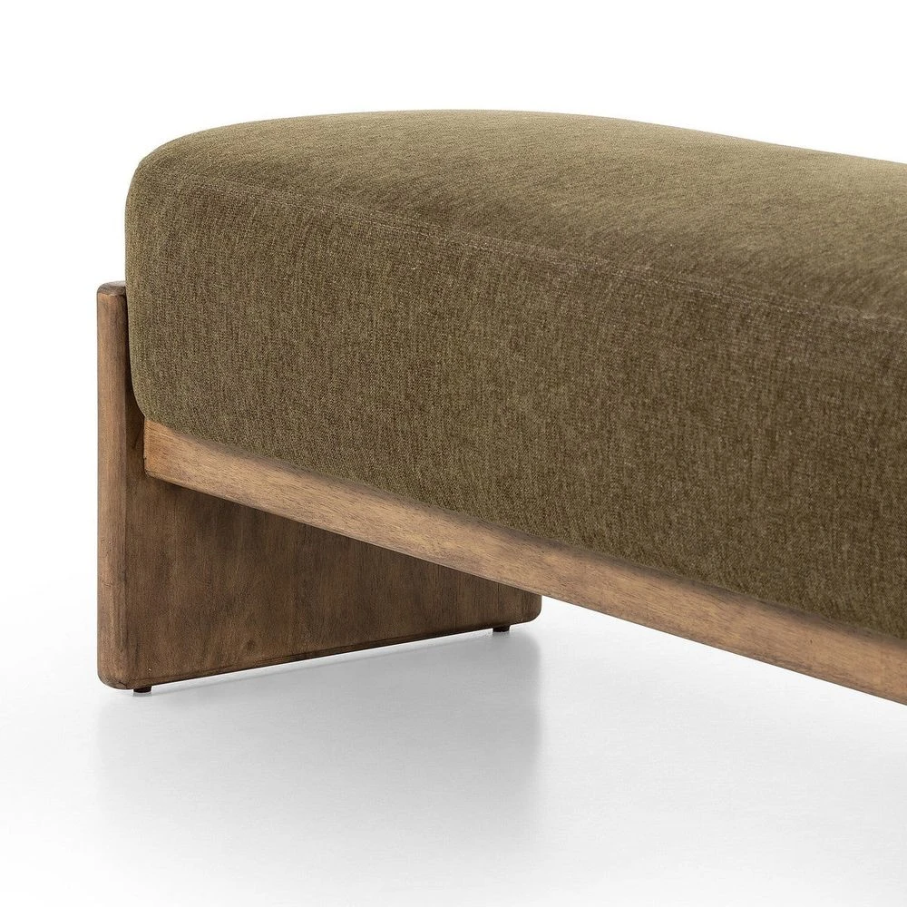 Judson Accent Bench - Sutton Olive - Olive, Natural 7 Judson Accent Bench - Sutton Olive - Olive, Natural - Image 7