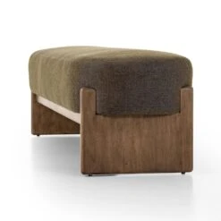 Judson Accent Bench - Sutton Olive - Olive, Natural 15 Judson Accent Bench - Sutton Olive - Olive, Natural -France and So Furniture 242452 003 DET 5