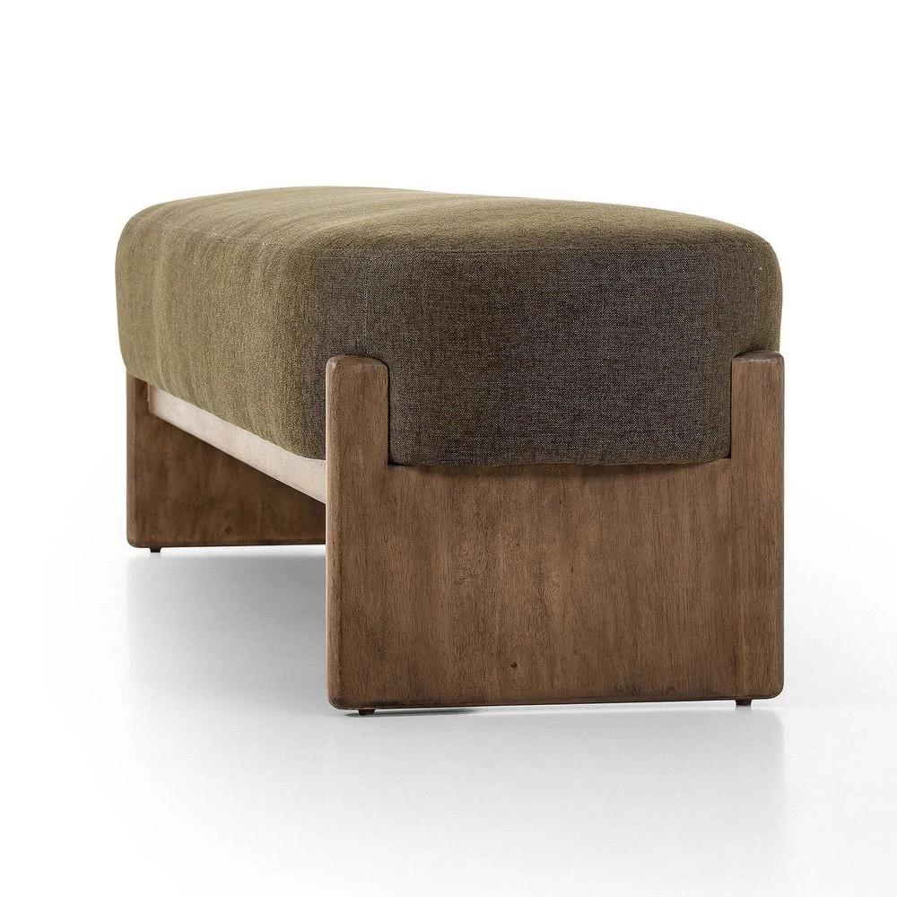 Judson Accent Bench - Sutton Olive - Olive, Natural 8 Judson Accent Bench - Sutton Olive - Olive, Natural - Image 8