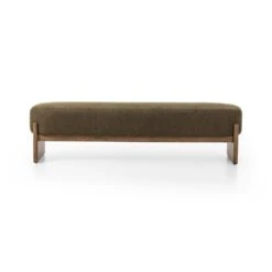 Judson Accent Bench - Sutton Olive - Olive, Natural